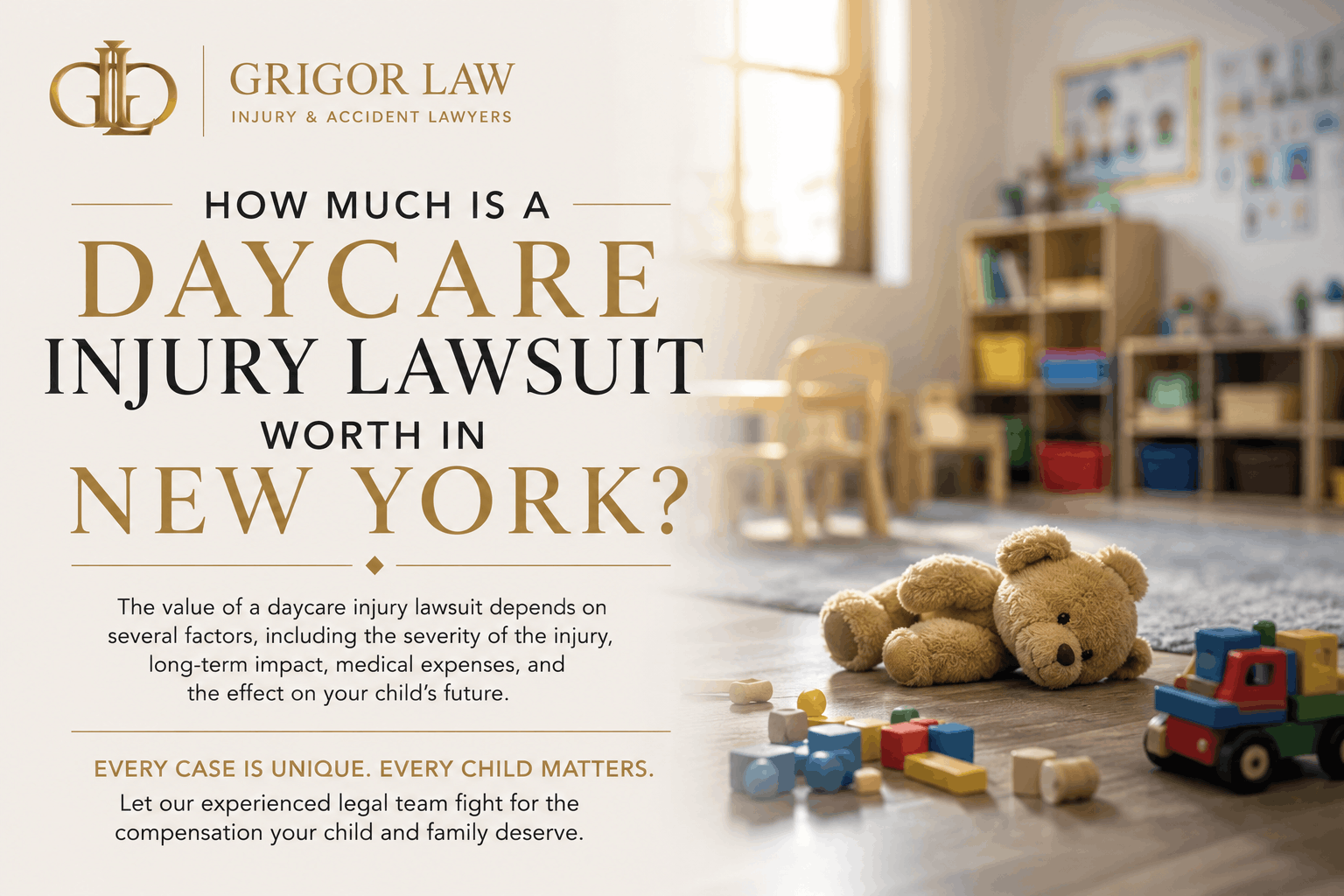 How Much Is a Daycare Injury Lawsuit Worth in New York?