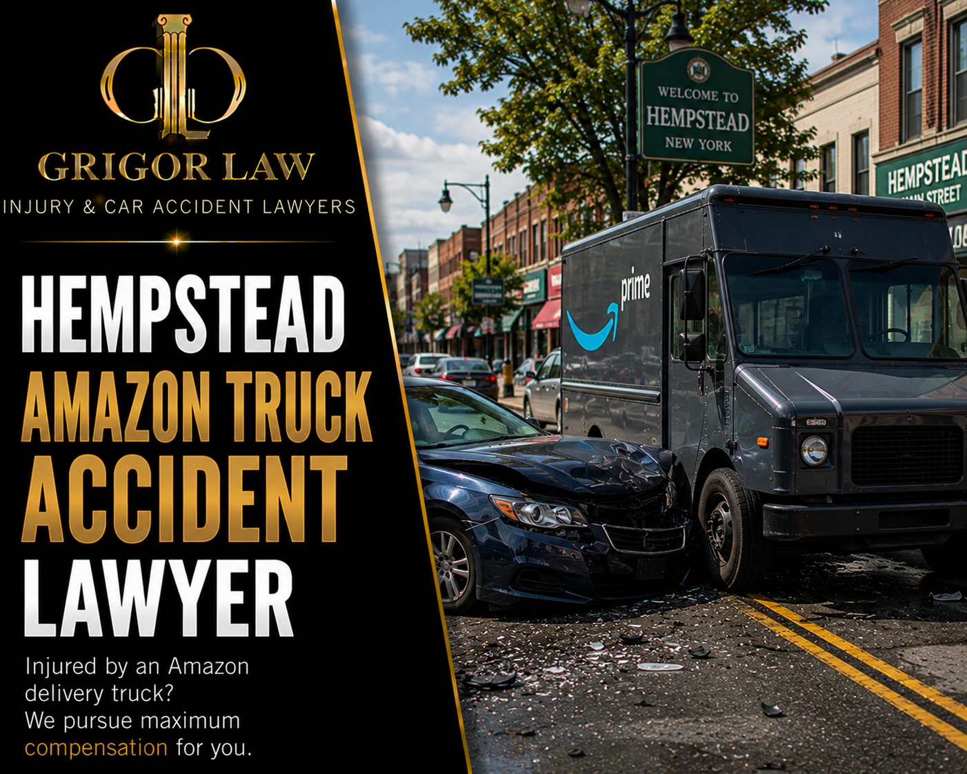 Hempstead Amazon Truck Accident Lawyer