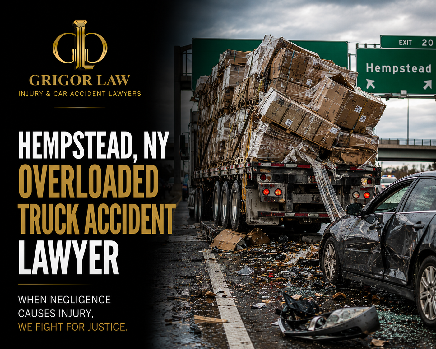 Hempstead Overloaded Truck Accident Lawyer