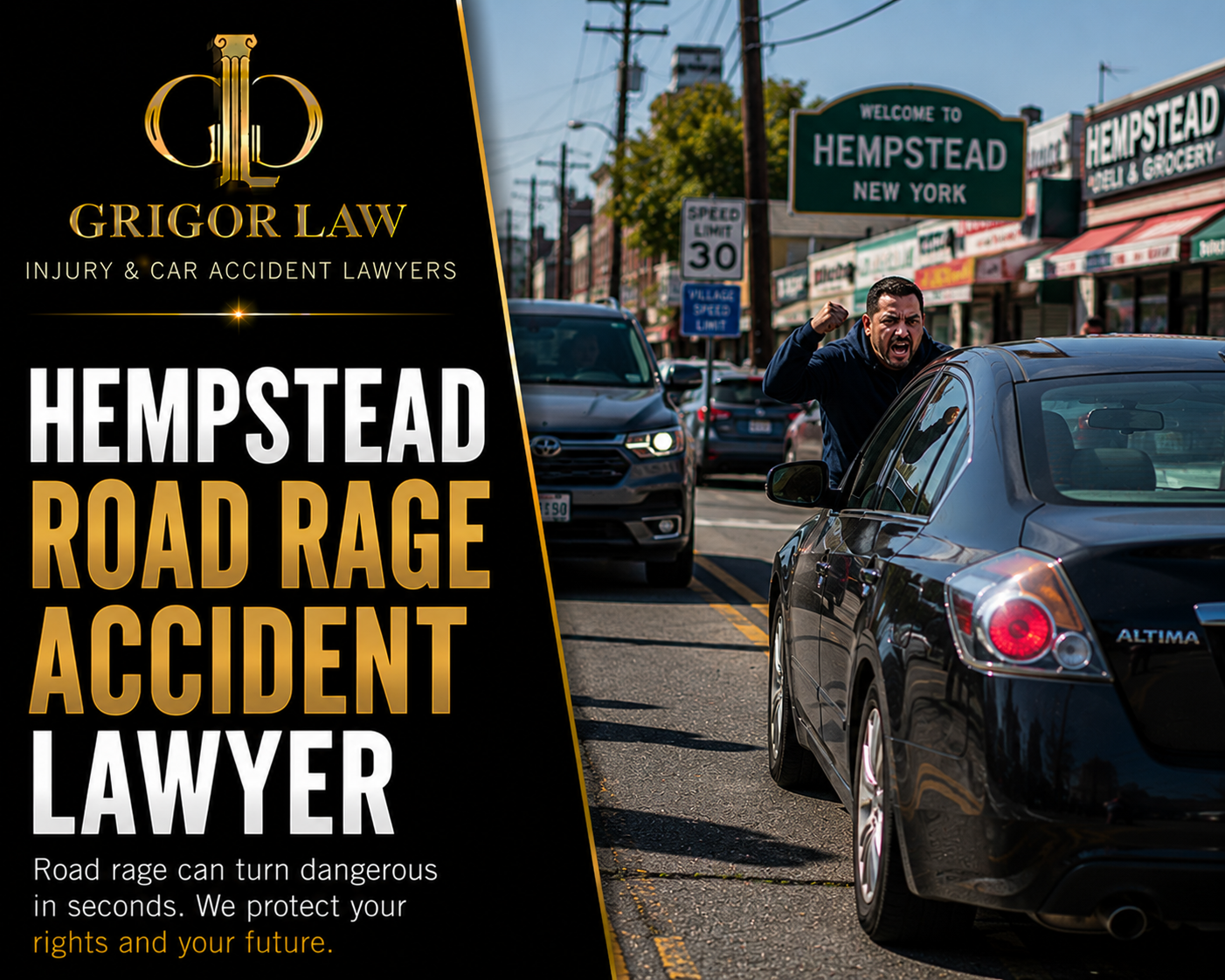 Hempstead Road Rage Accident Lawyer