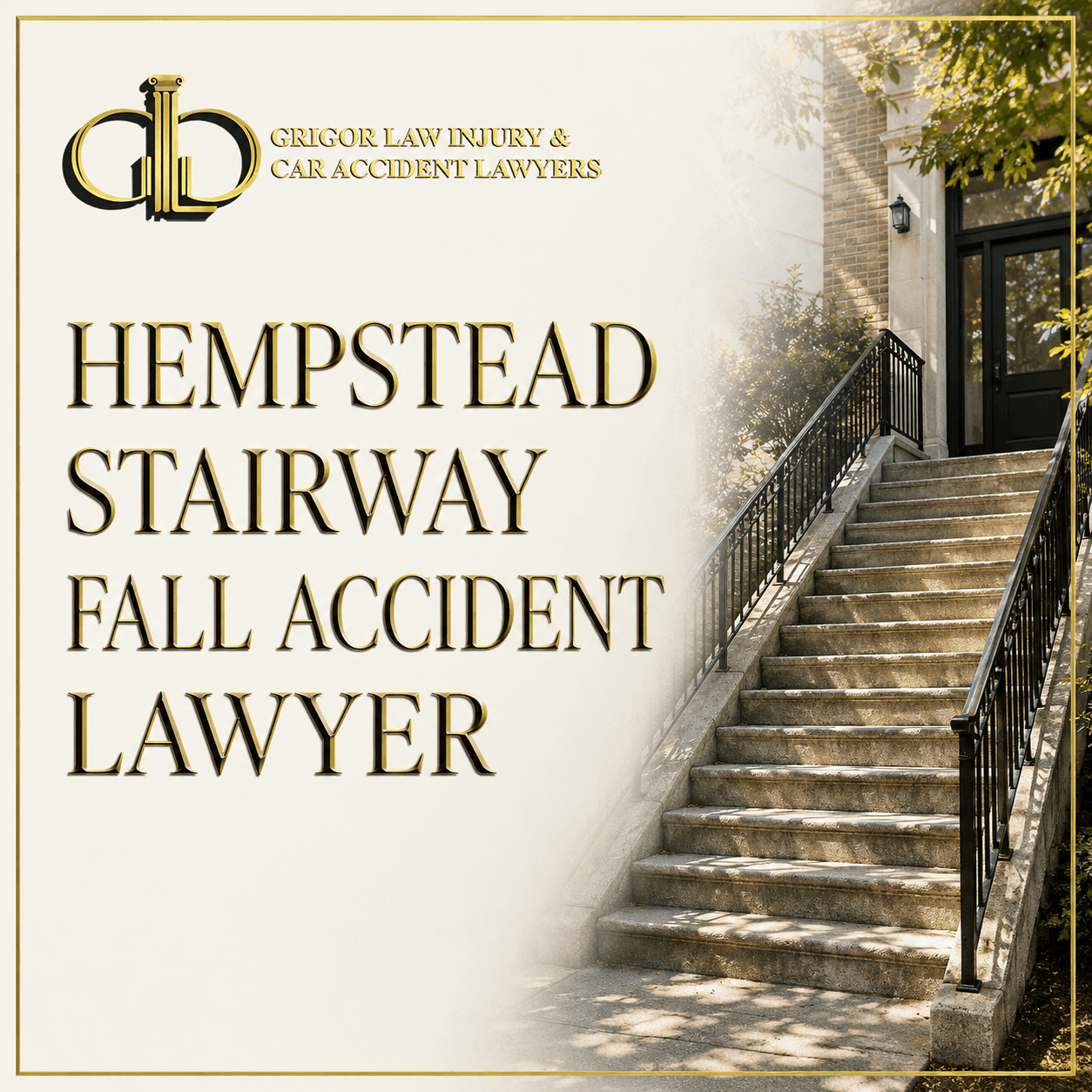 Hempstead stairway fall accident lawyer