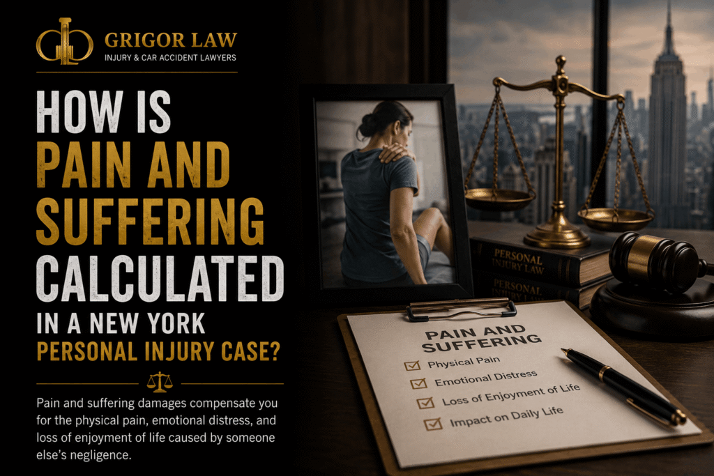 How Is Pain and Suffering Calculated in a New York Personal Injury Case