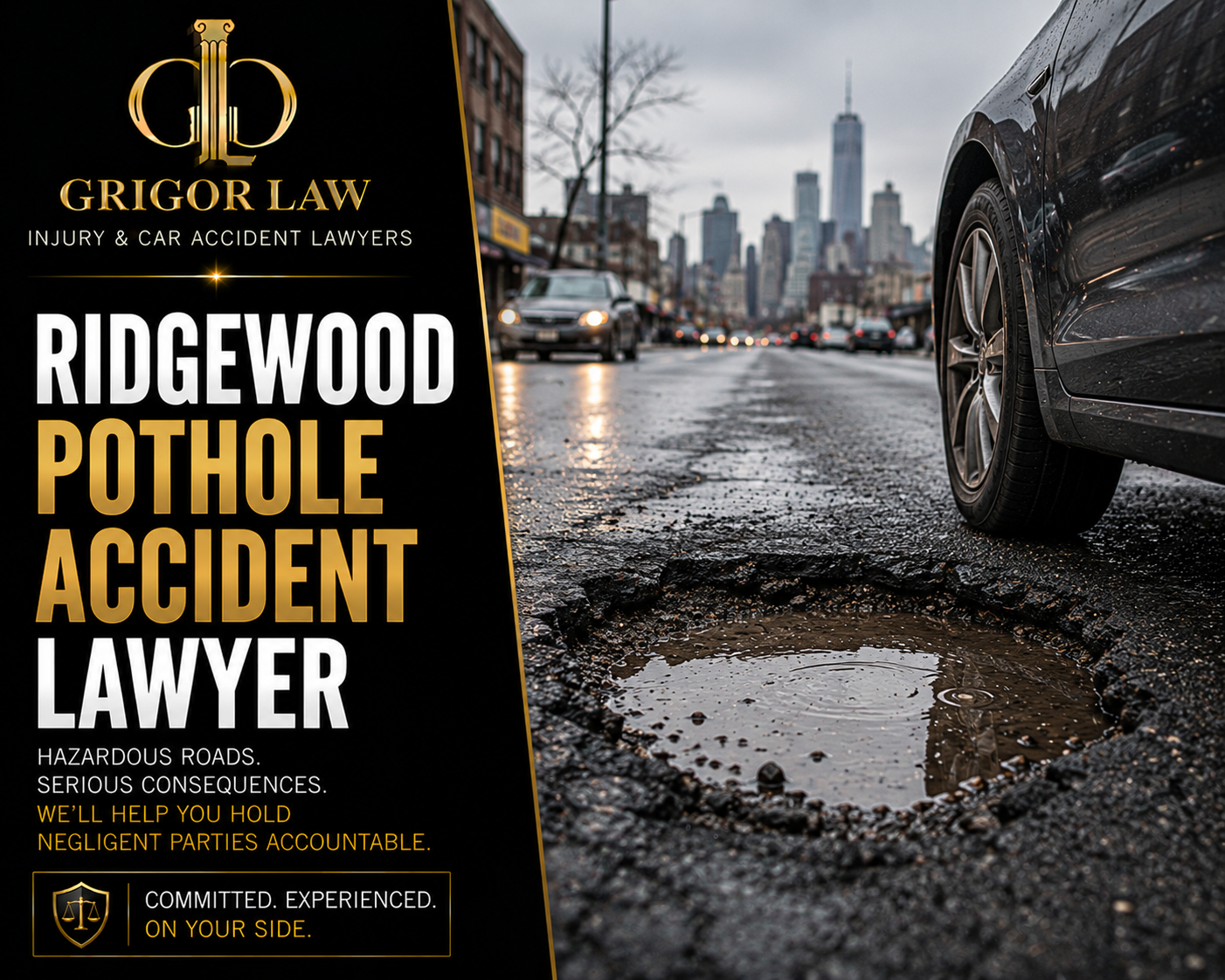 Ridgewood Pothole Accident Lawyer