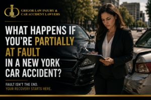 What Happens If You're Partially at Fault in a New York Car Accident