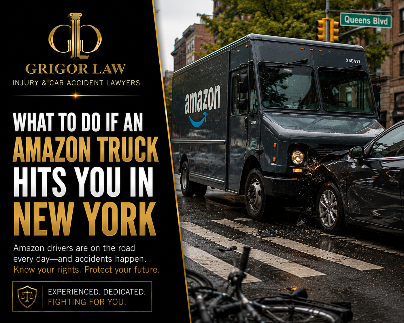 What To Do If An Amazon Truck Hits You in New York What To Do If An Amazon Truck Hits You in New York