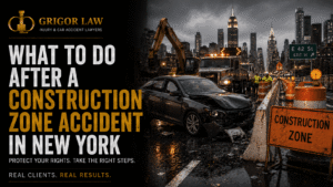 what to do after a construction zone accident