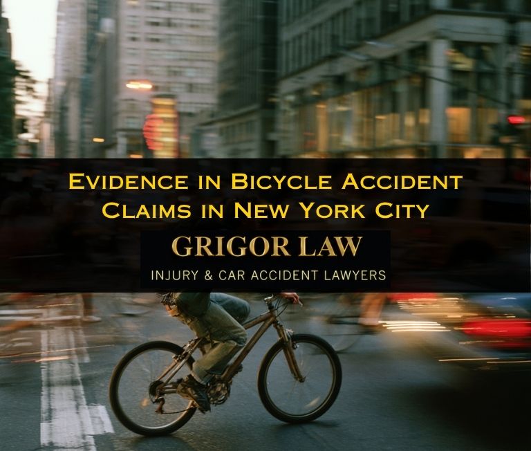 evidence in new york city bicycle accident claims