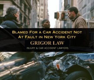I'm being blamed for a car accident that wasn't my fault in New York City