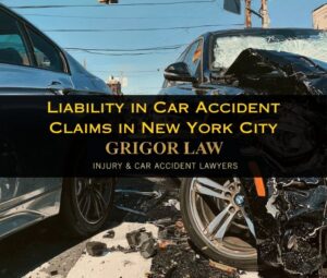 liability in car accident claims in new york city