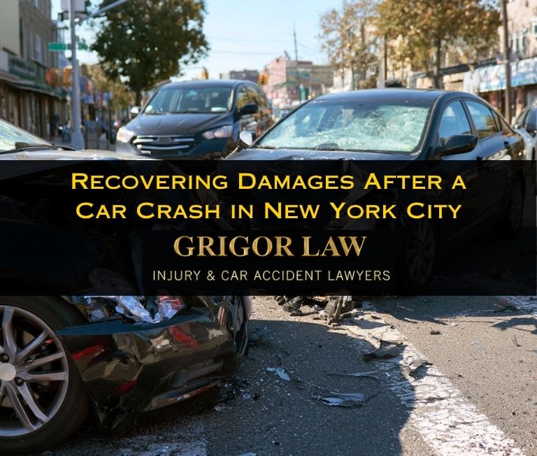 recovering damages after a car crash in new york city