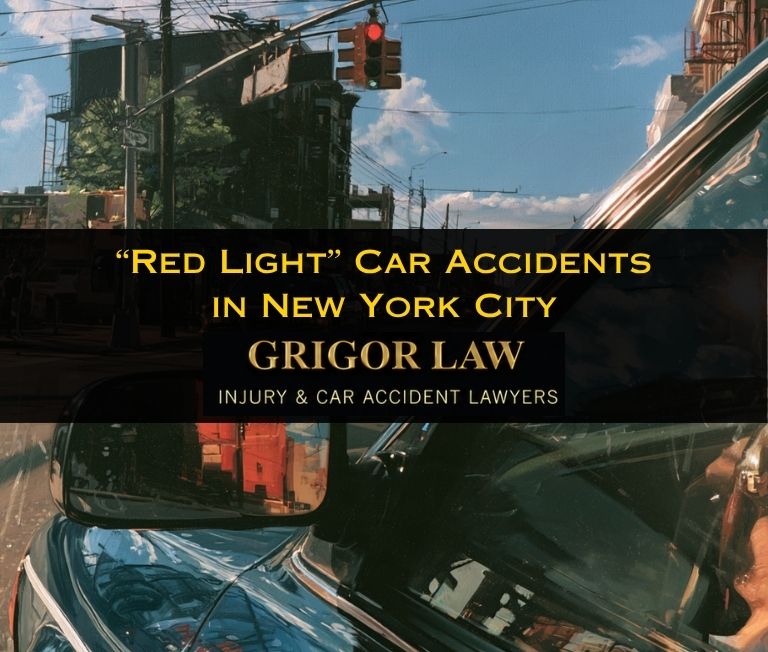 red light car accidents in new york city