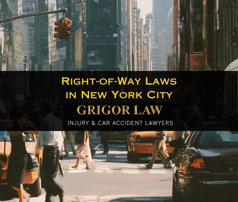 right-of-way laws in new york city