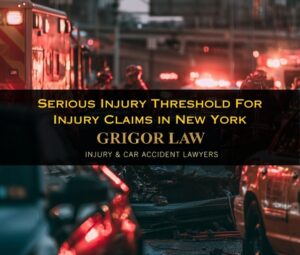 serious injury threshold for injury claims in new york