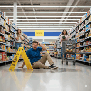 Slip and fall accident victim needing a lawyer in New York