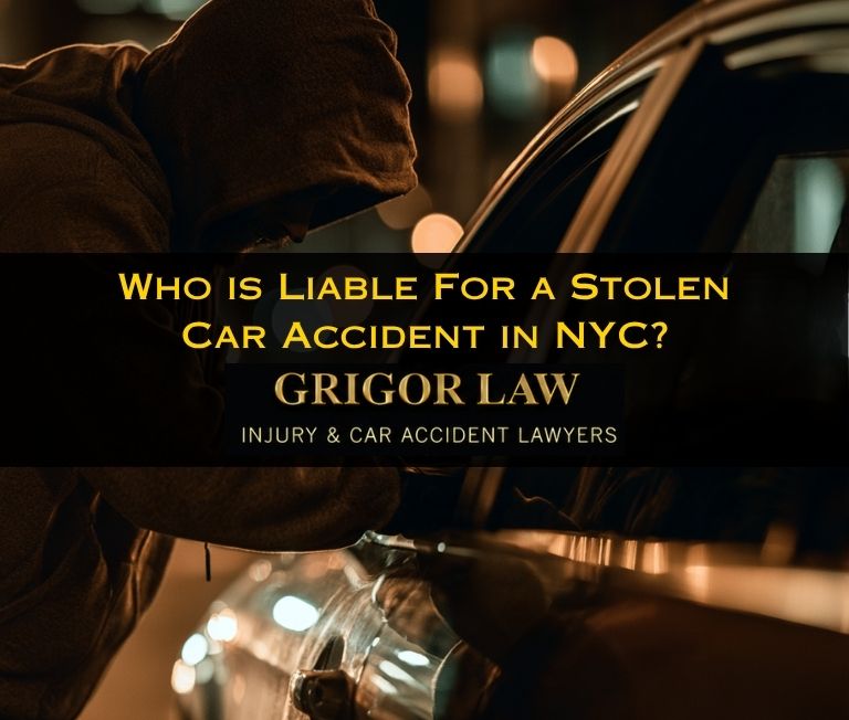 stolen car accident liability in new york city